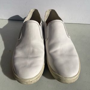 UGG Tobin 1011542 Men's Cloud White Leather Slip on Casual Sneaker Shoes